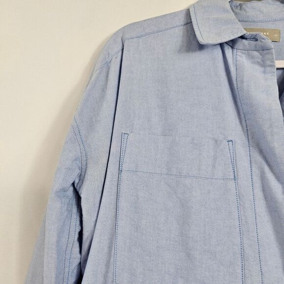 Everlane The Oxford Shirtdress Blue Base - Size XS - Picture 4 of 12